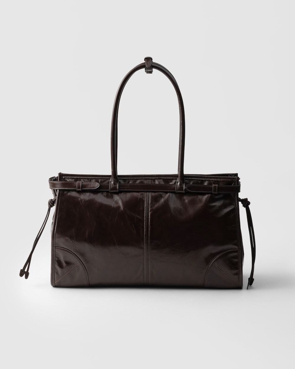 Prada Bonnie Large Leather Handbag - Image 6